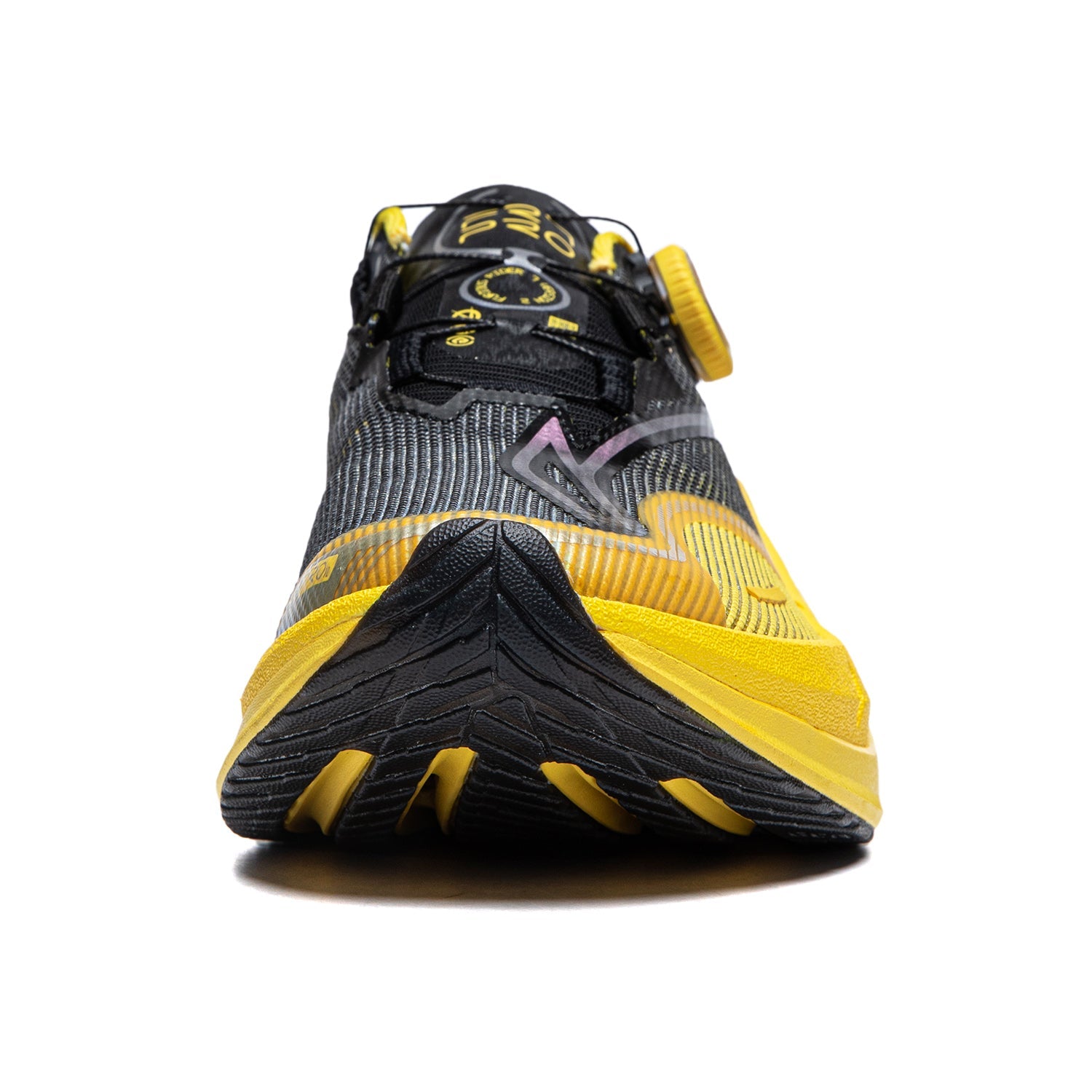 Herren Wettkampf Laufschuh Furios Rider 7 Pro V2 - schwarz-zitronengelb - ARZU001-15