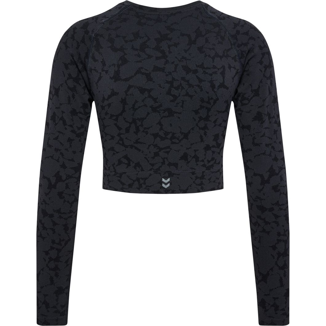 MT PI Seamless Crop Top Langarm Damen