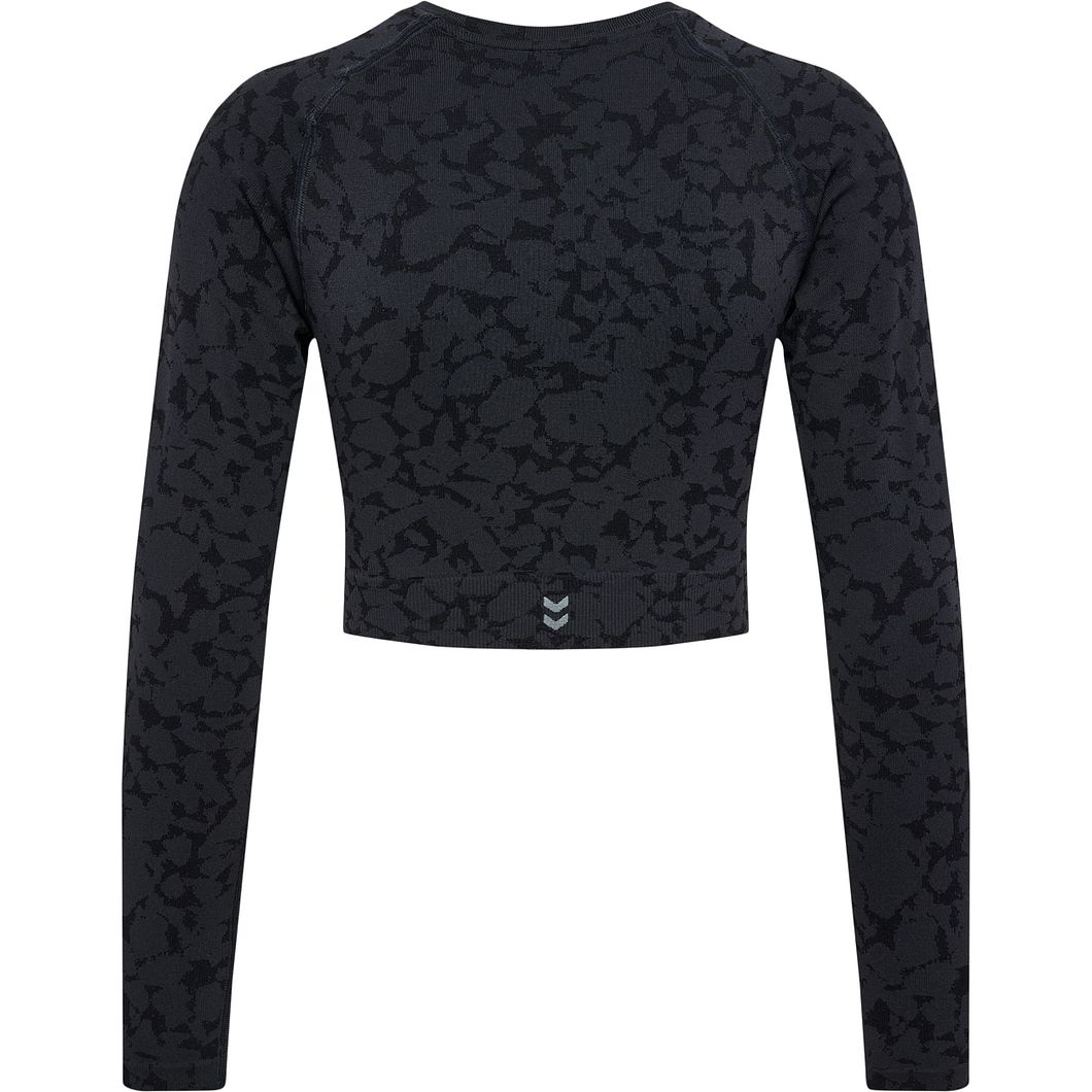 MT PI Seamless Crop Top Langarm Damen
