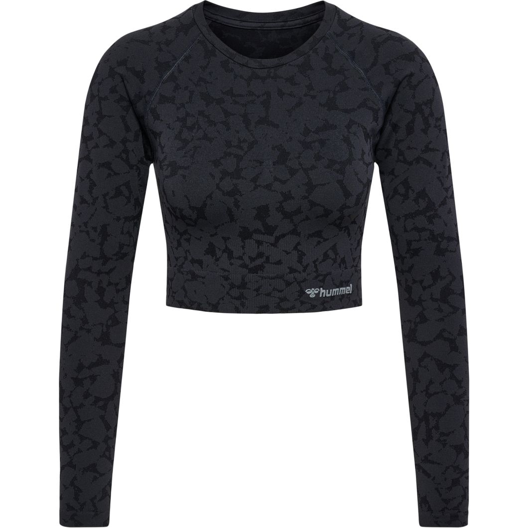 MT PI Seamless Crop Top Langarm Damen