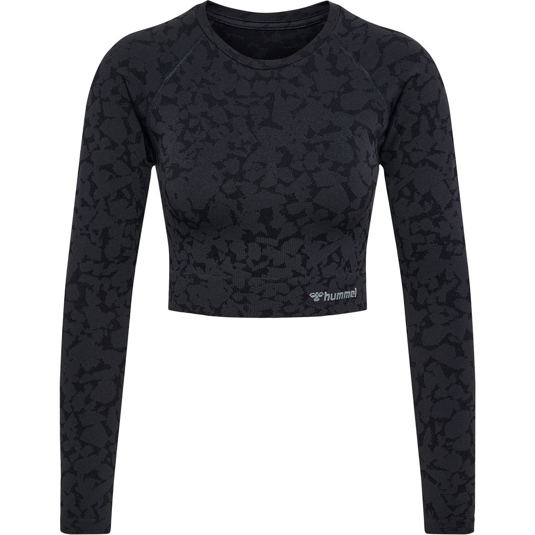 MT PI Seamless Crop Top Langarm Damen