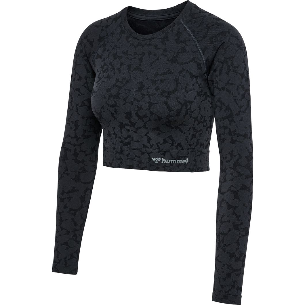 MT PI Seamless Crop Top Langarm Damen