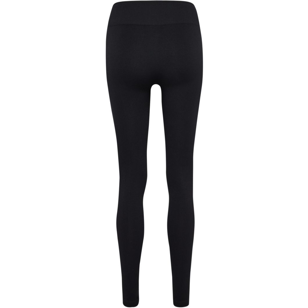 hmlPULSE Seamless Rib Mid Waist Tights Damen