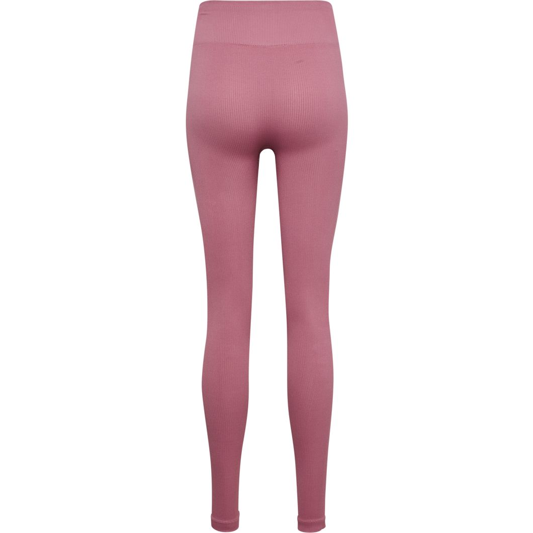 hmlPULSE Seamless Rib Mid Waist Tights Damen