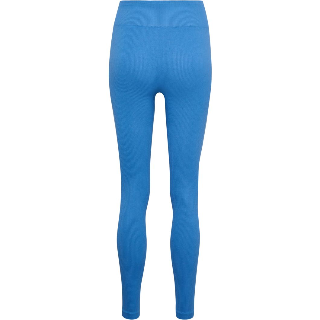 hmlPULSE Seamless Rib Mid Waist Tights Damen
