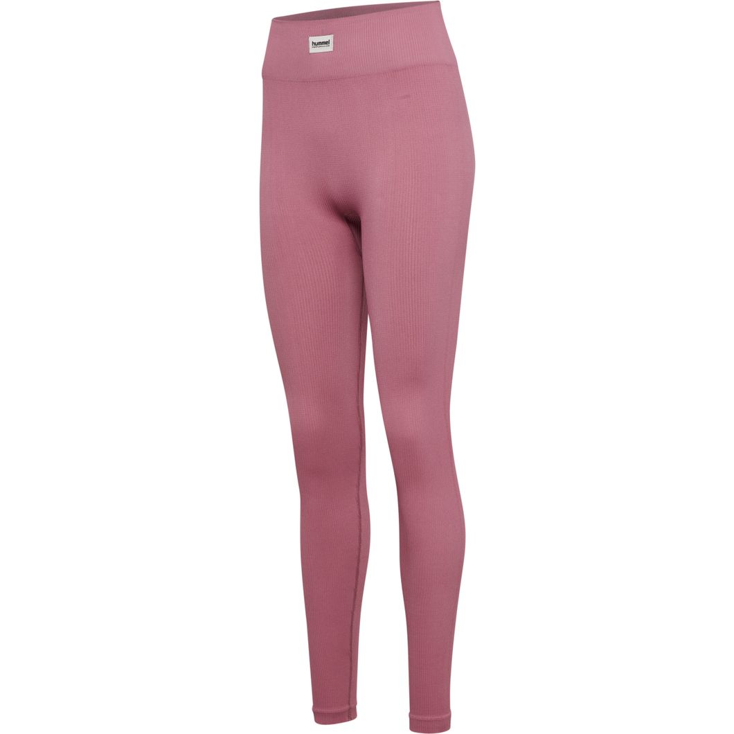 hmlPULSE Seamless Rib Mid Waist Tights Damen