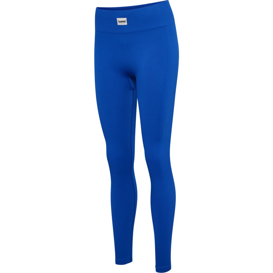 hmlPULSE Seamless Rib Mid Waist Tights Damen