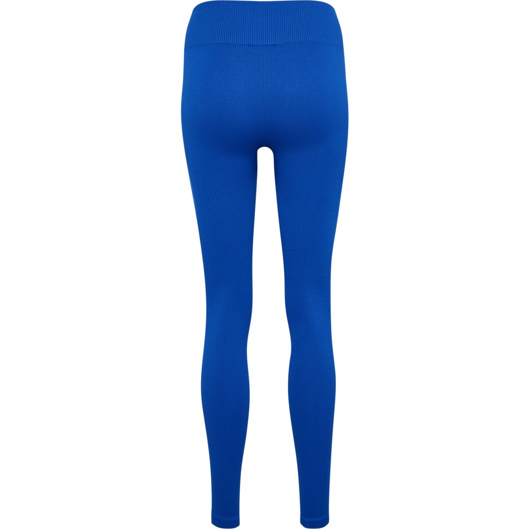 hmlPULSE Seamless Rib Mid Waist Tights Damen