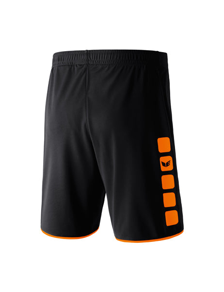CLASSIC 5-C Shorts Erwachsene; Kinder schwarz/orange