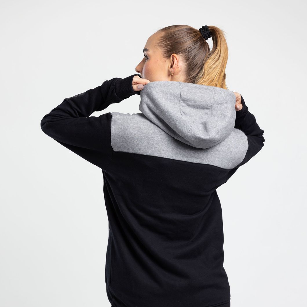Oxford Kapuzen-Sweatjacke Damen