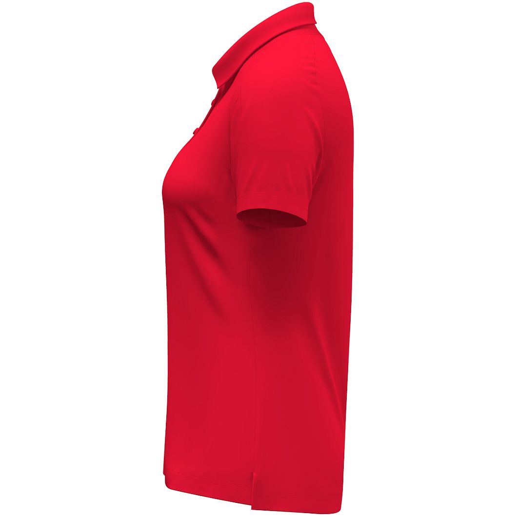 Polo Uni Poloshirt Damen