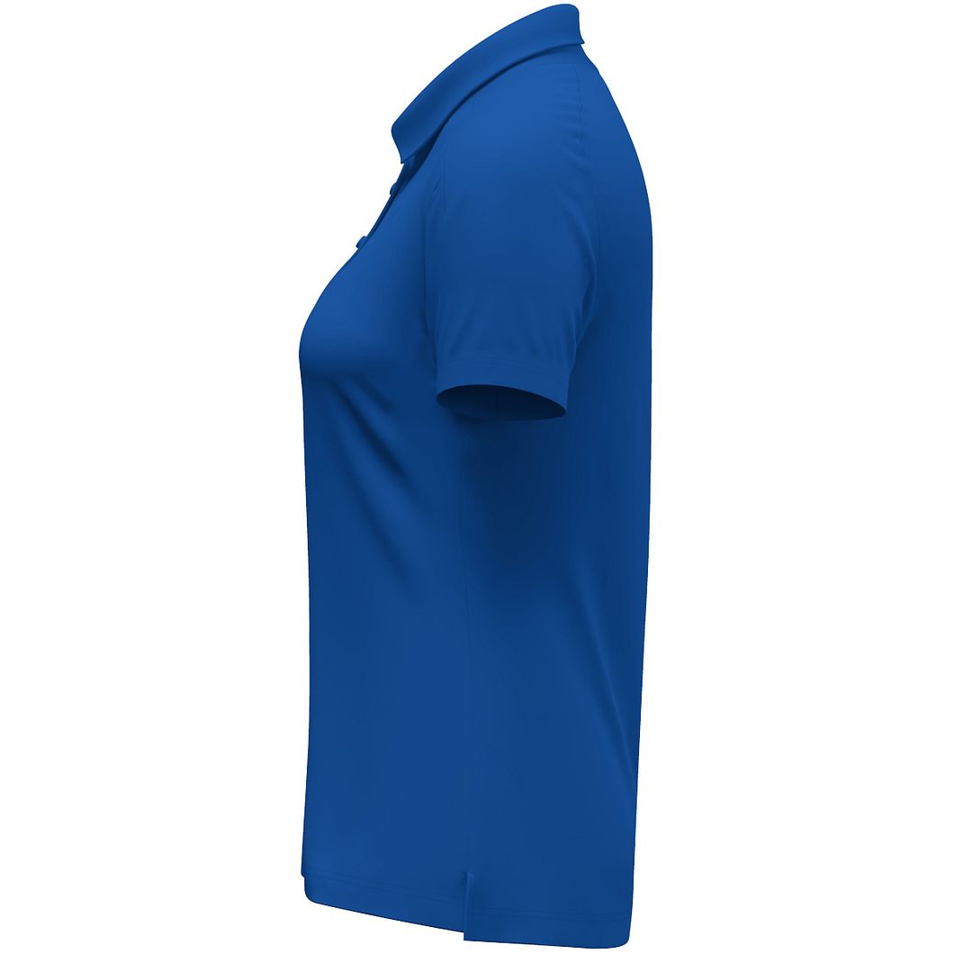 Polo Uni Poloshirt Damen