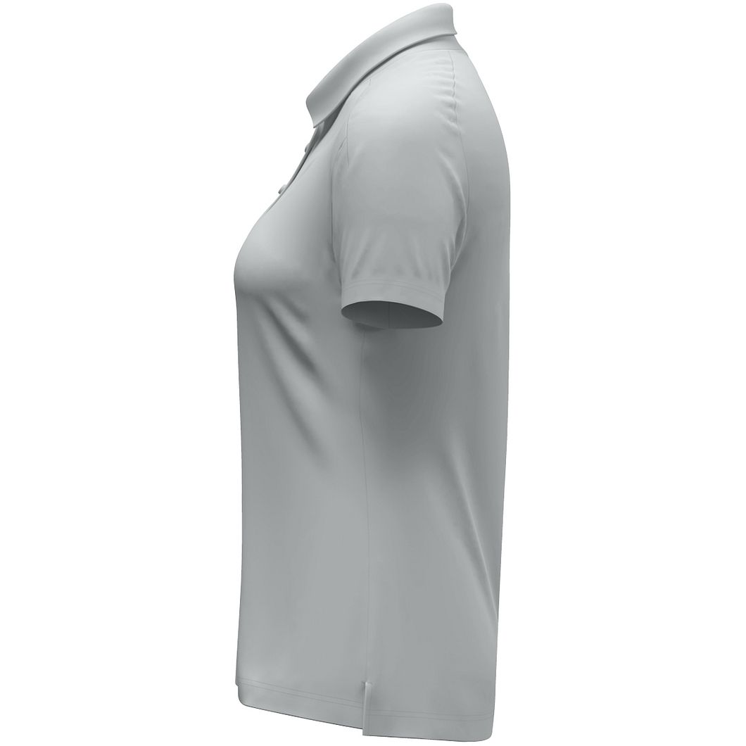 Polo Uni Poloshirt Damen