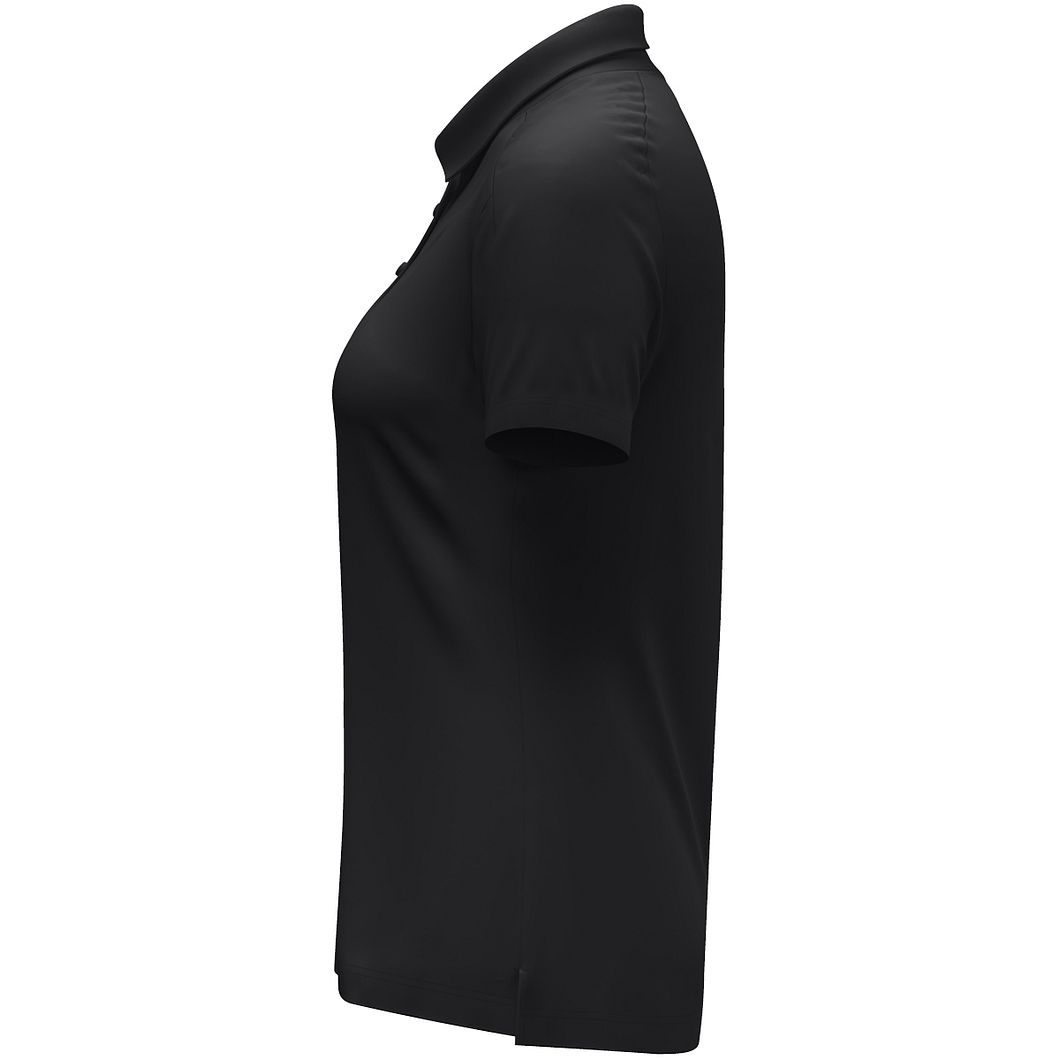 Polo Uni Poloshirt Damen