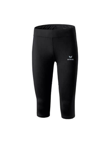 Performance 3/4 Laufhose Damen schwarz