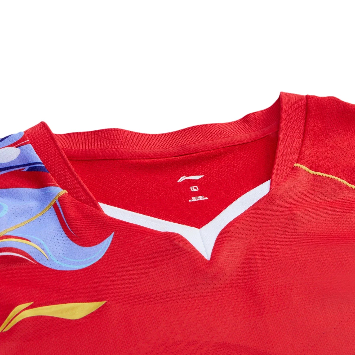 Herren Sportshirt "China Youth Team" Koi - rot - AAYU229-3