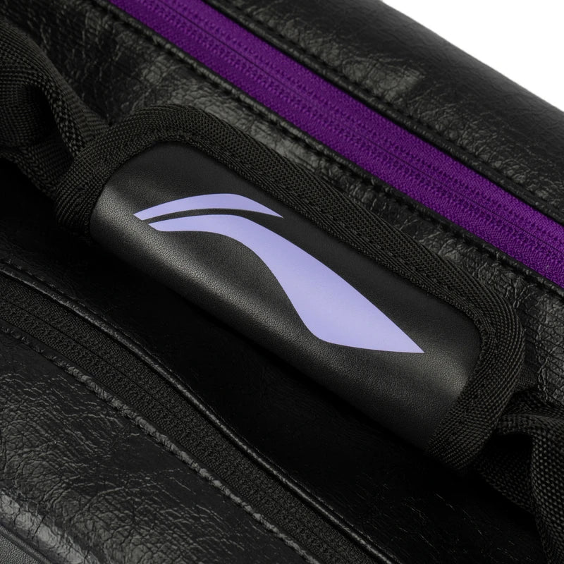 Badminton Square Bag "Int. Teams Hexagon" schwarz - ABJU013-1