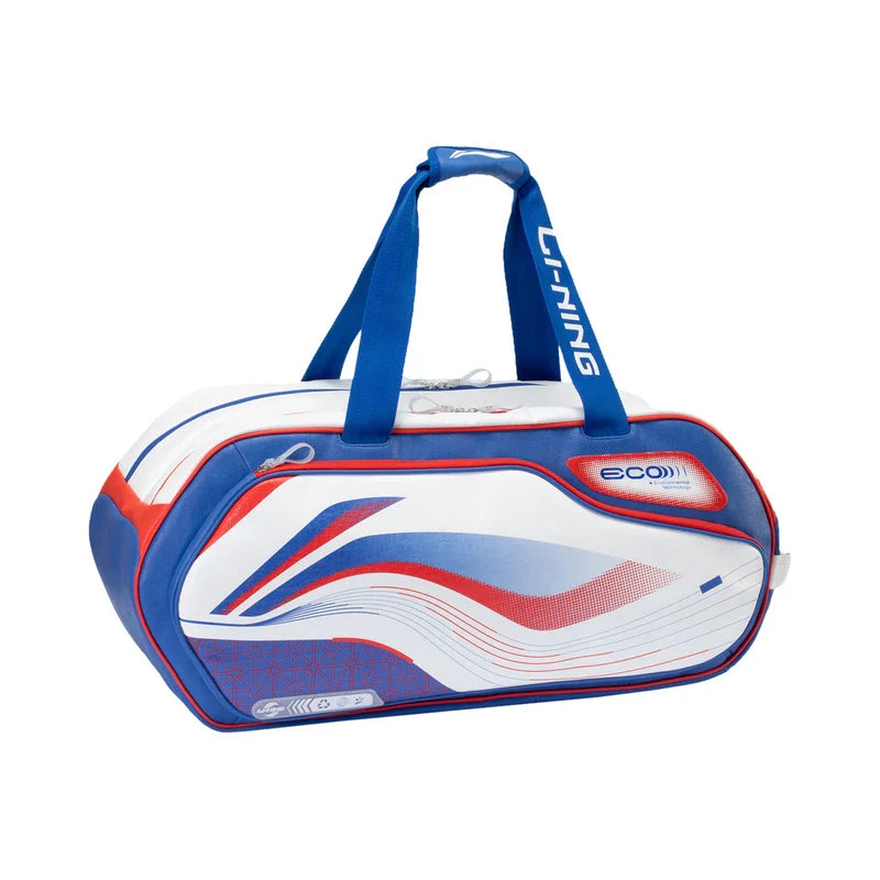 Badminton Square Bag "Int. Teams Hexagon" weiß - ABJU013-4