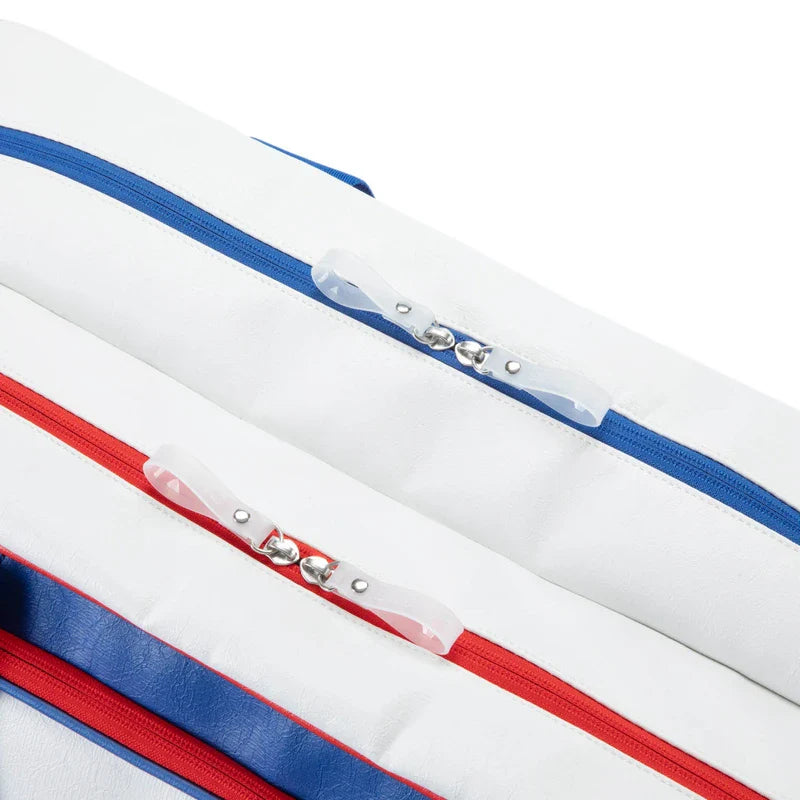 Badminton Square Bag "Int. Teams Hexagon" weiß - ABJU013-4