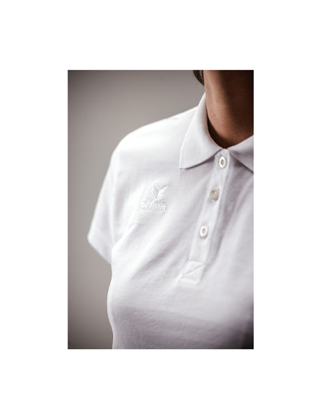 Teamsport Poloshirt Erwachsene; Kinder weiß