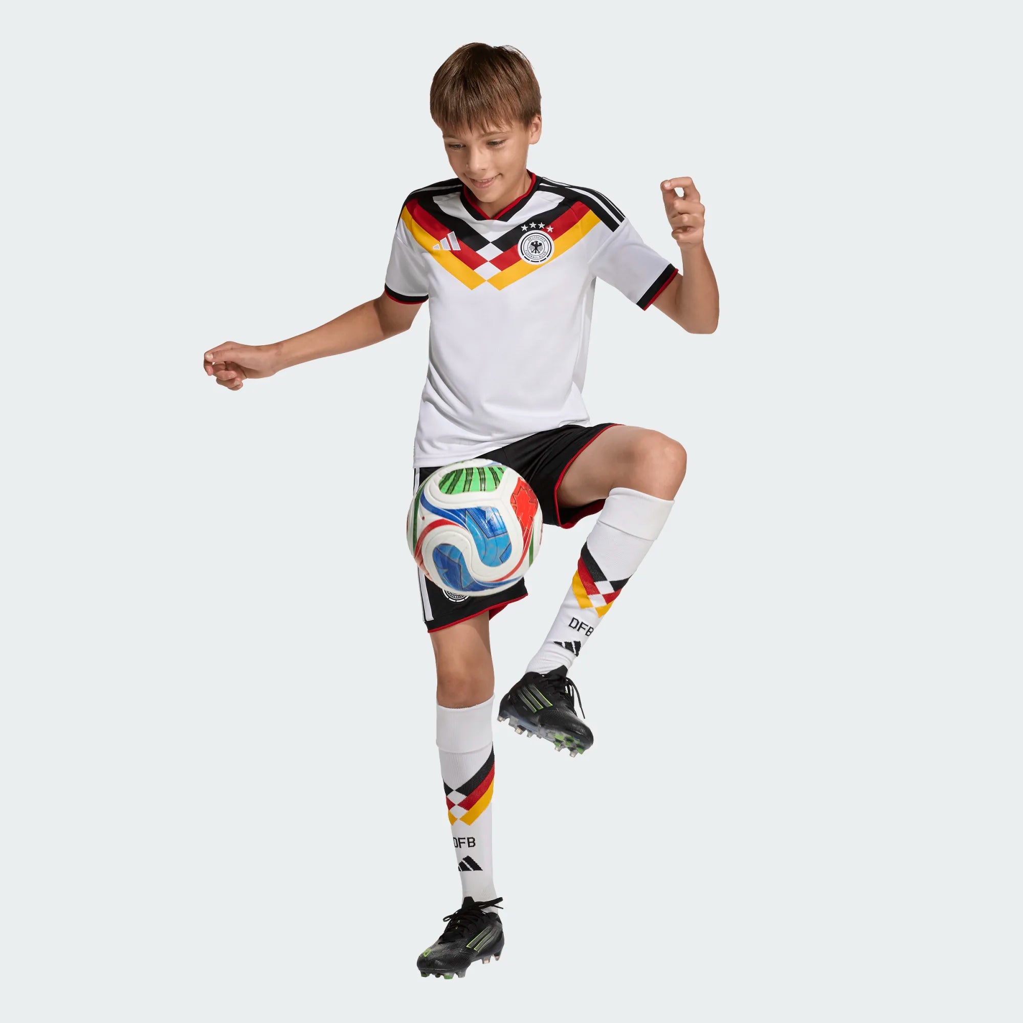 DFB Deutschland Short Home WM 2026 Kids Schwarz