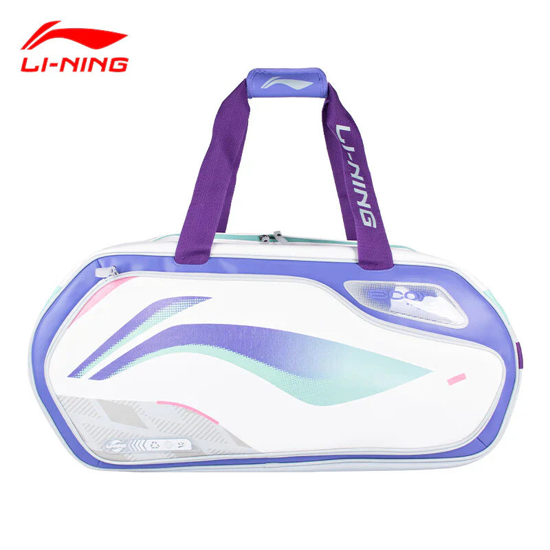 Badminton Square Bag "Int. Teams Hexagon" weiß - ABJU013-2