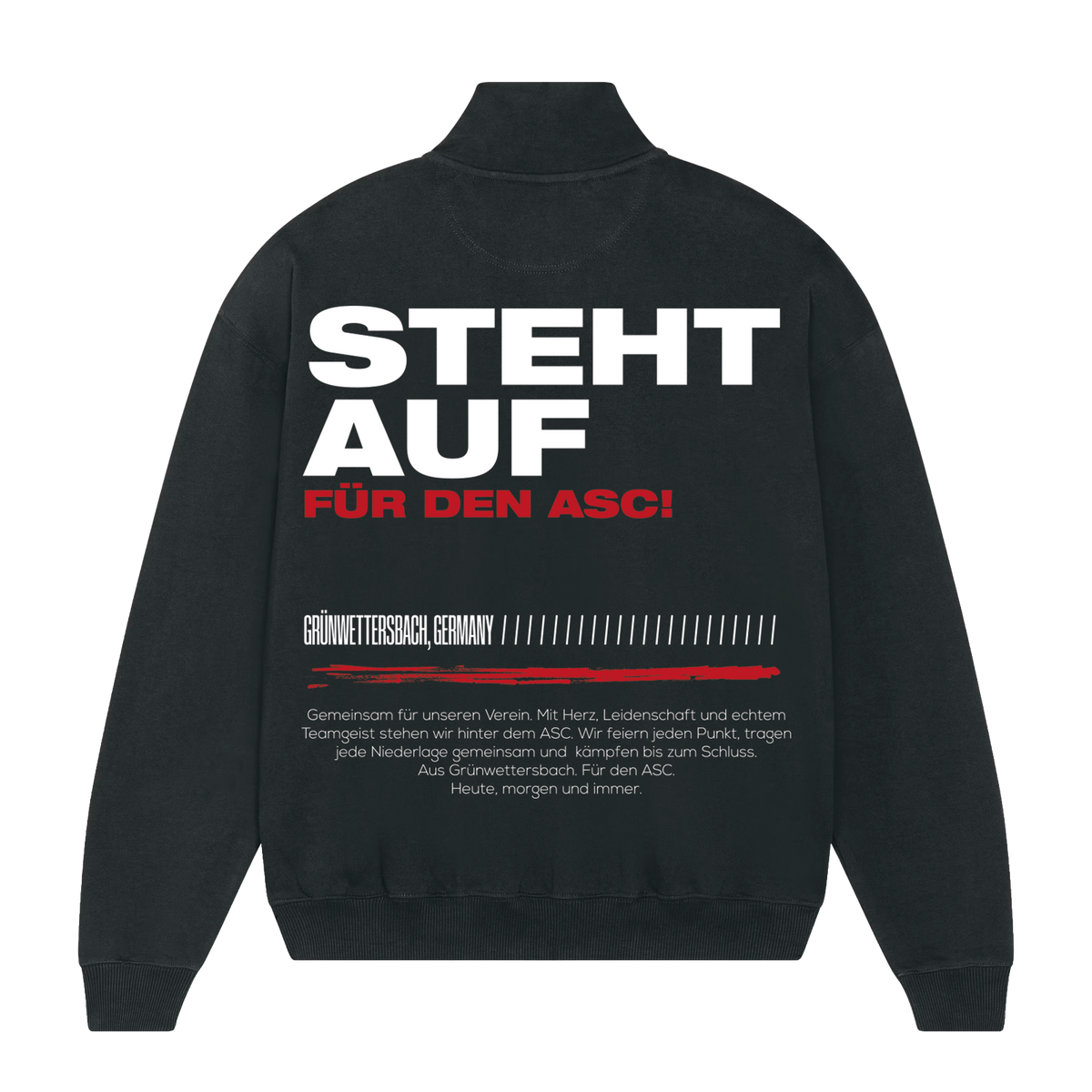 ASC Grünwettersbach Zip-Sweater "Steht auf"