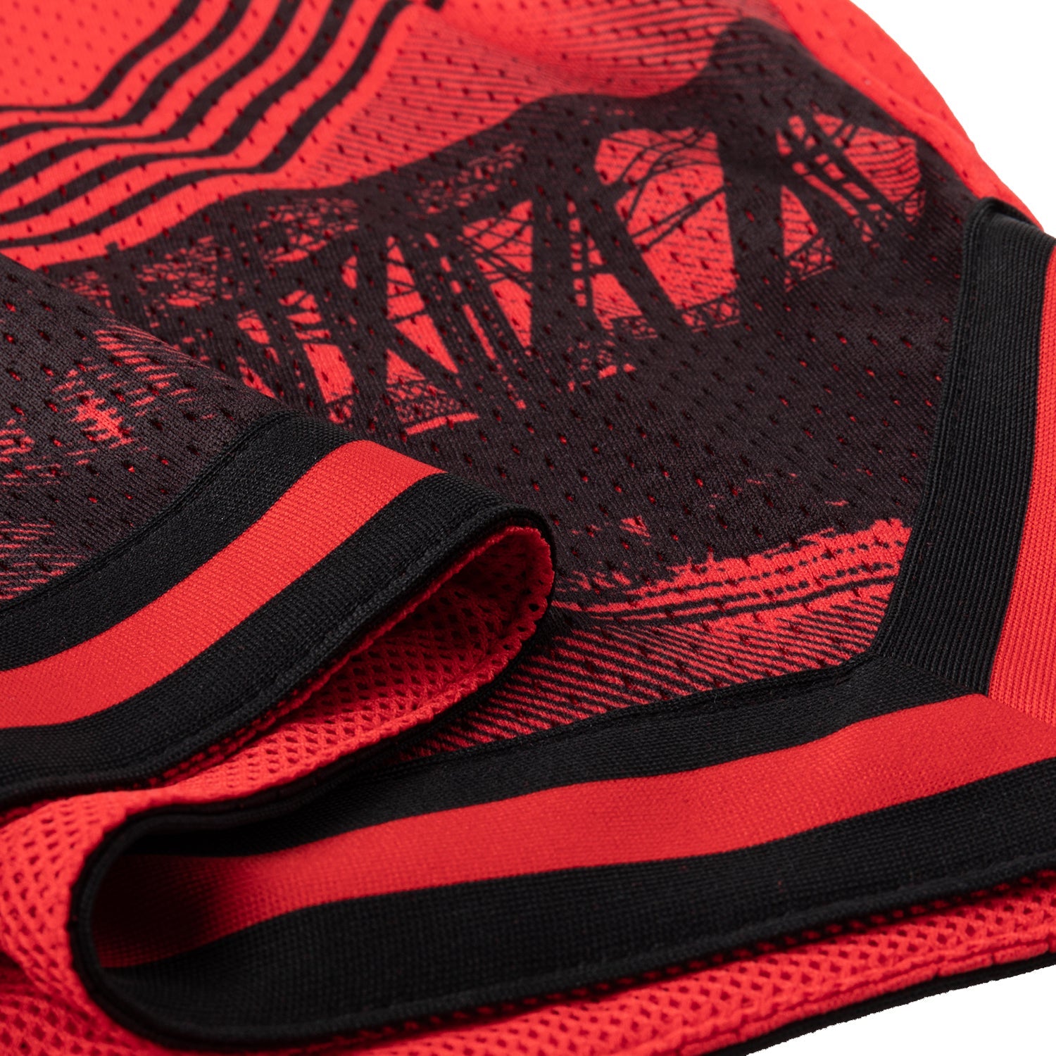 Unisex Basketball-Short "Portland 03" rot - AAPQ231-1