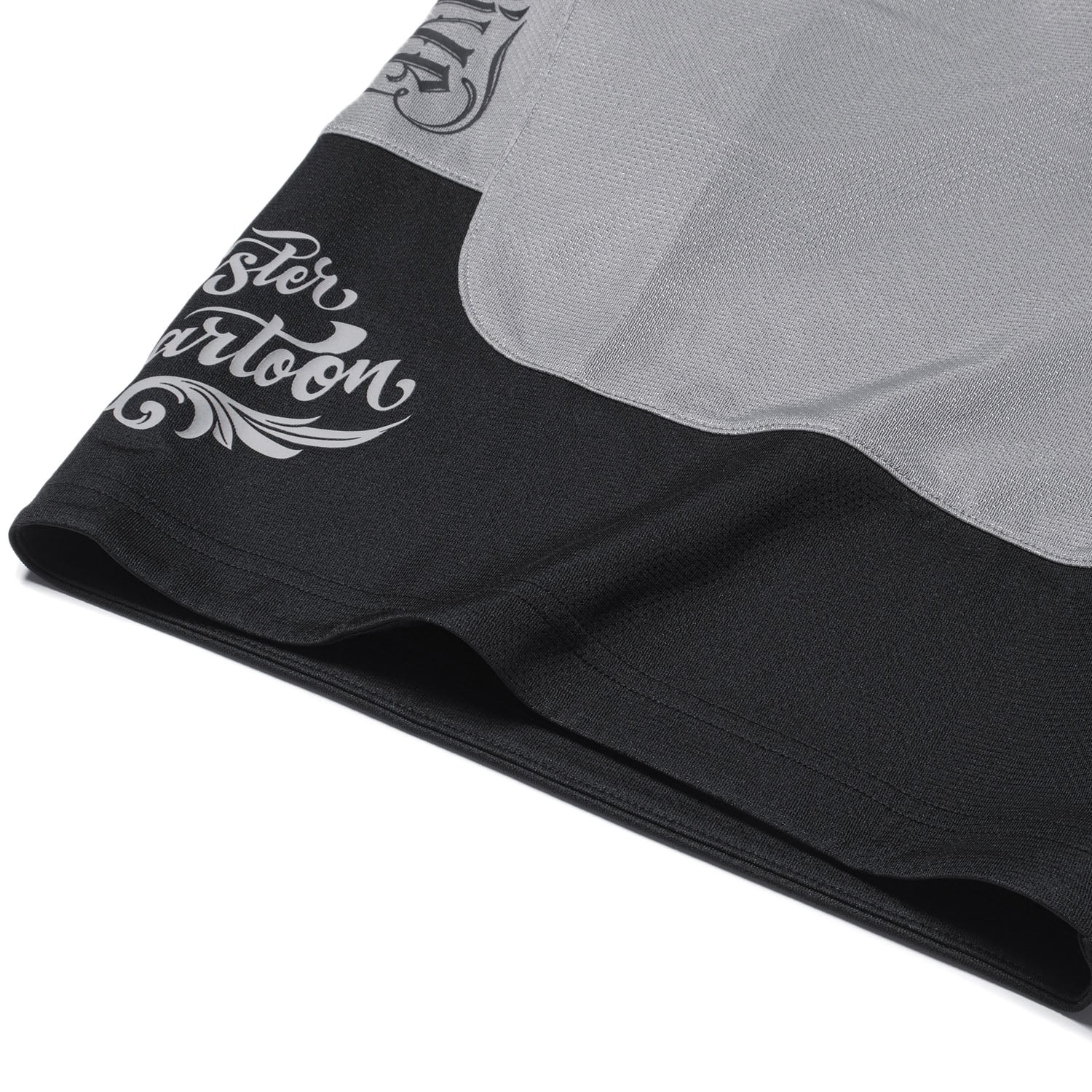 Unisex Basketball-Short "Anti-Warrior" Badfive BIG Grau-Schwarz - AAPT045-9