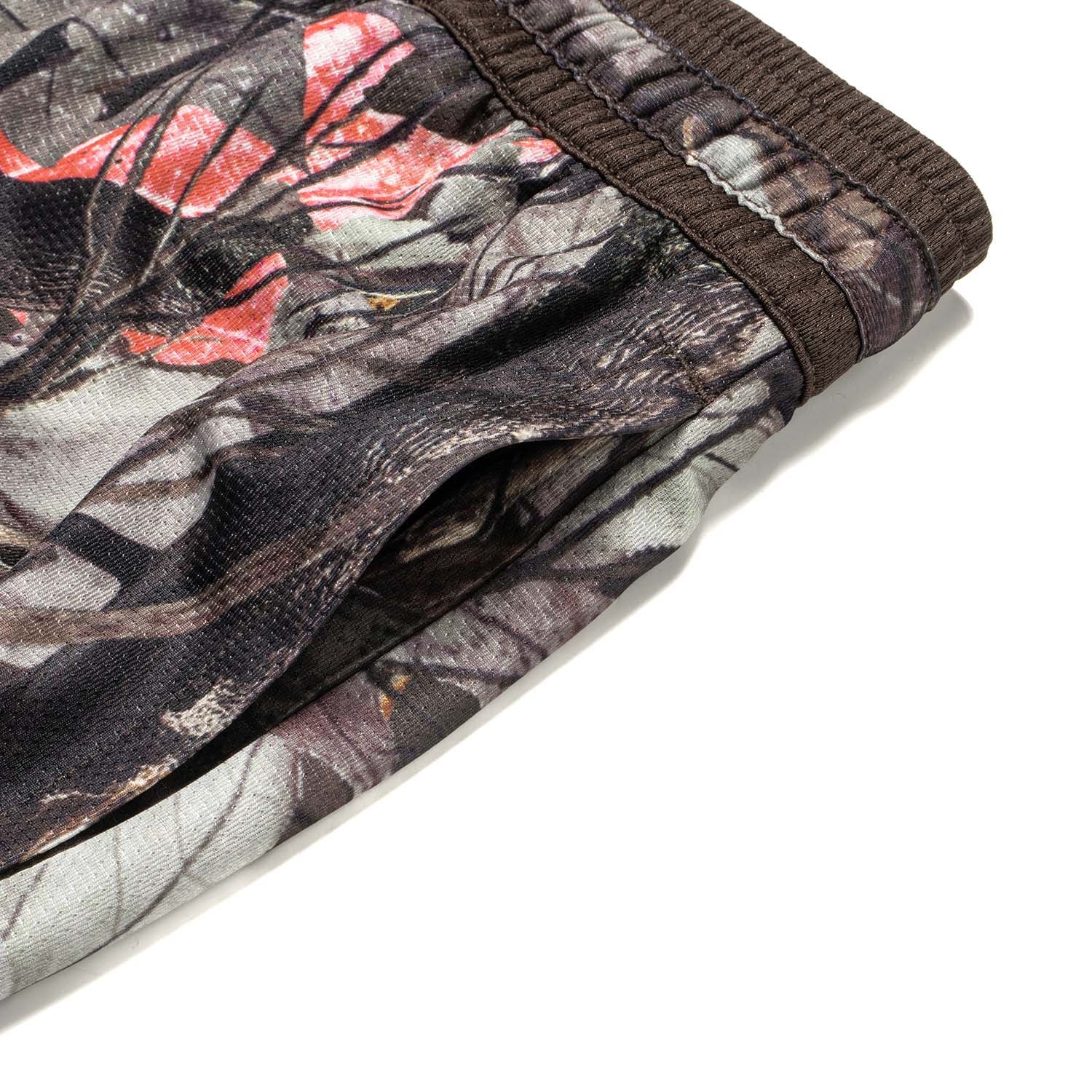 Unisex Wettkampf-Shorts "BADFIVE Leaves" basic-black - AAPT593-3