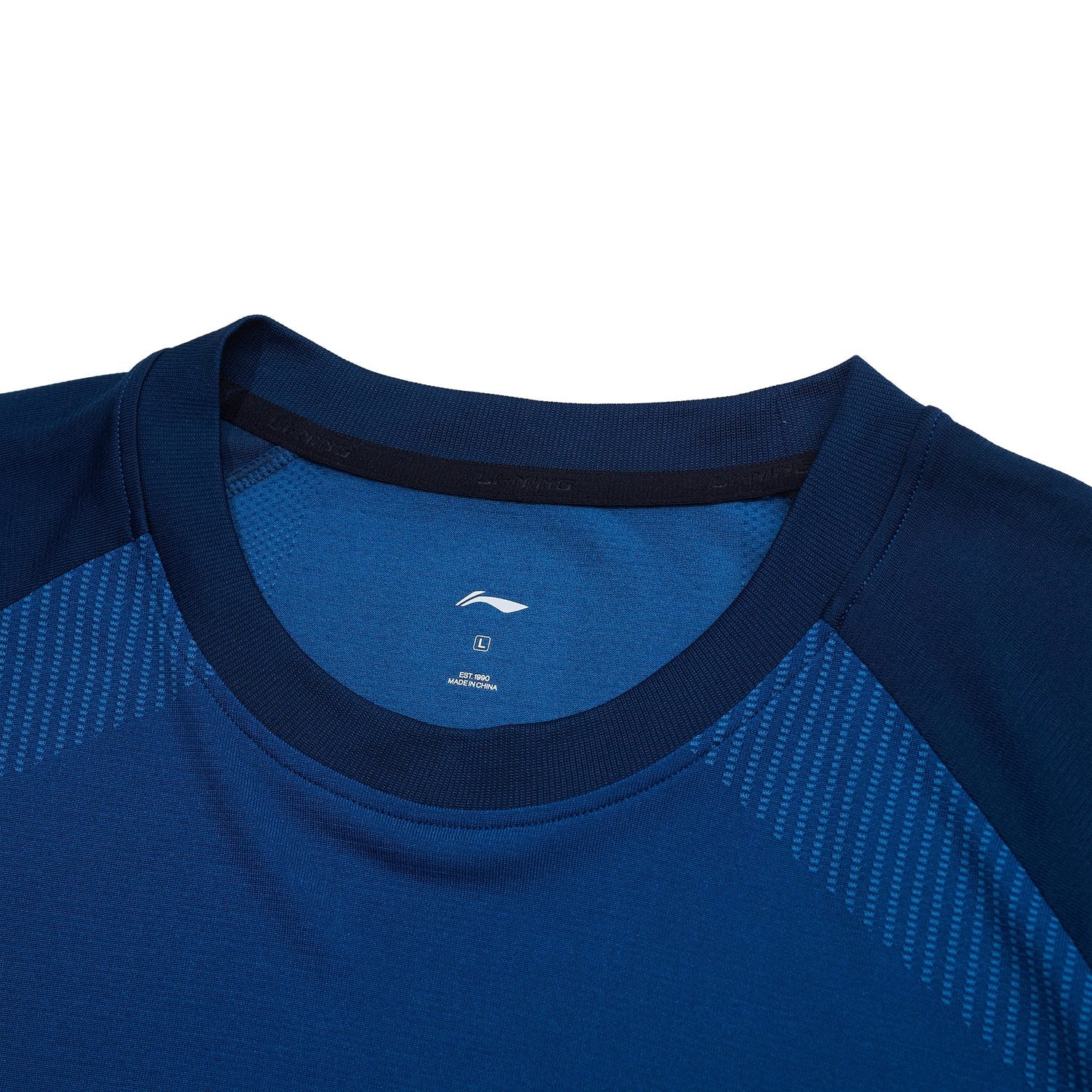 Tischtennis Unisex Wettkampf-Dress "Base" (Set aus Shirt und Shorts) jeansblau + schwarz - AATT003-3