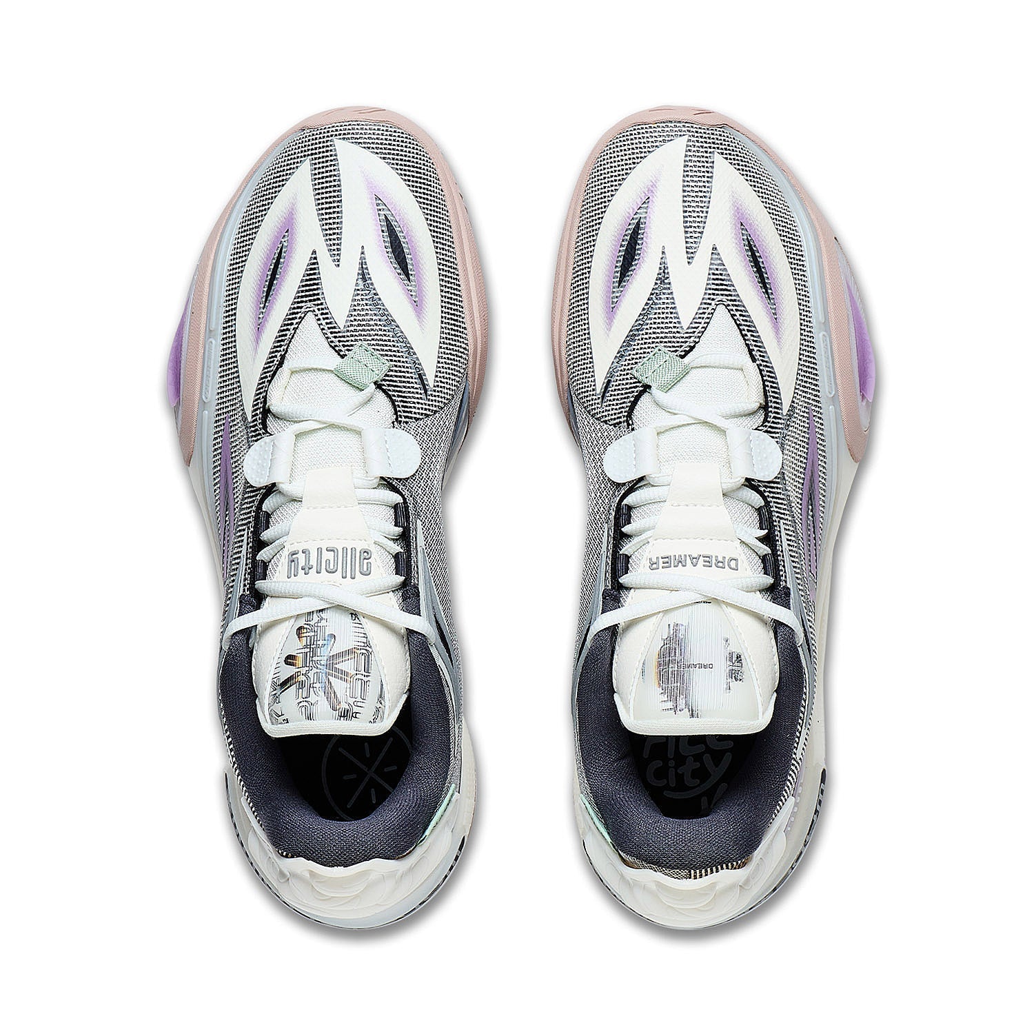 Basketballschuh Wade All City 11 V2 "Dreamer" - weiß - ABAT093-3