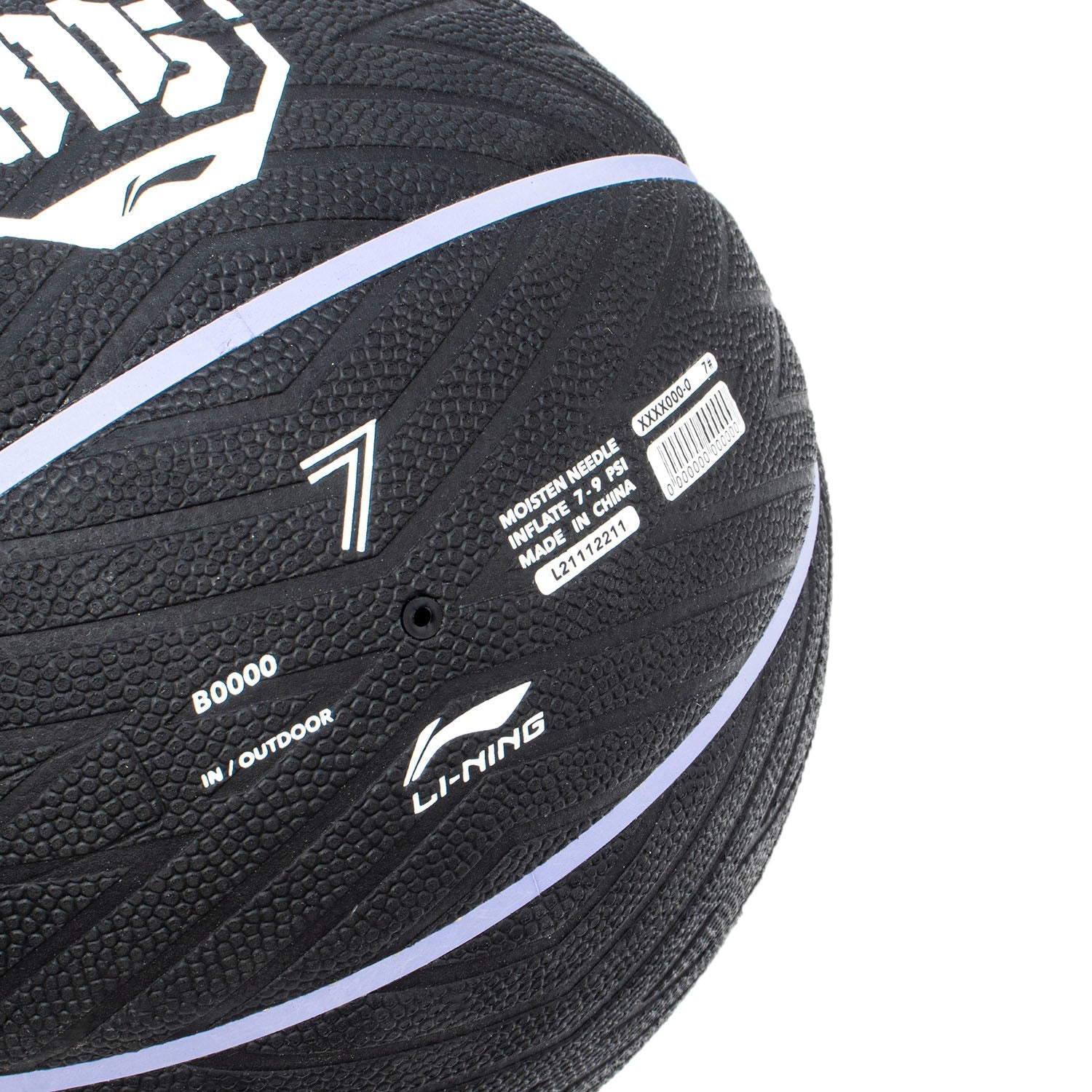 Basketball "Bad Five" BD5-Pro - schwarz/weiß/lila - ABQT019-1