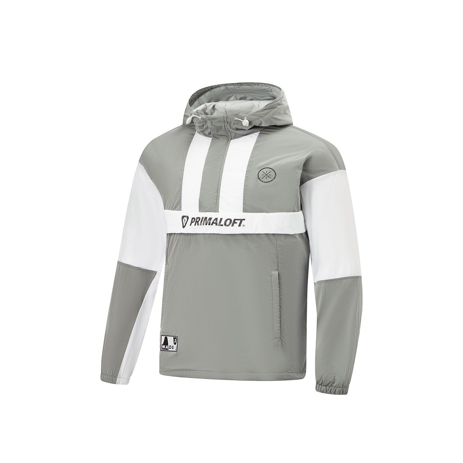 Unisex Jacke mit Kapuze Wade x Primaloft - hellgrau - AJMT103-2