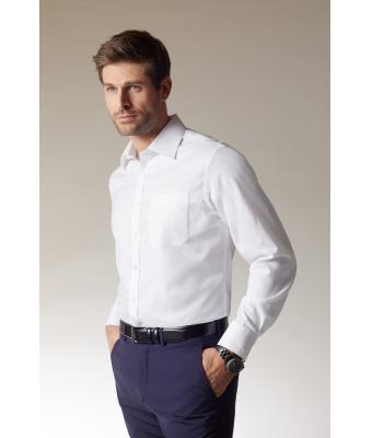 Men's Shirt Longsleeve Micro-Twill (white)