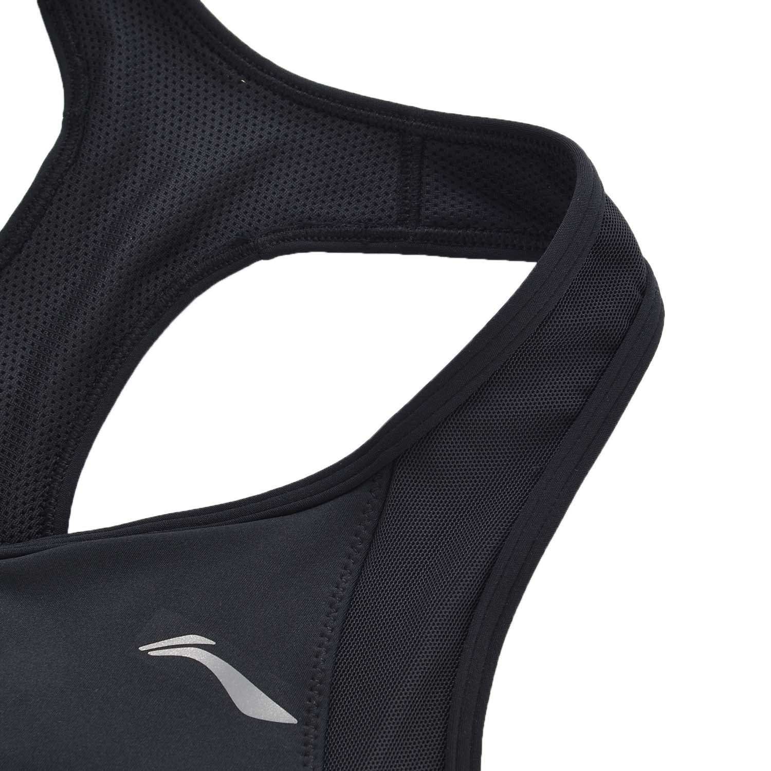 AUBP014-3 Sports Bra Tight Fit Standard Black