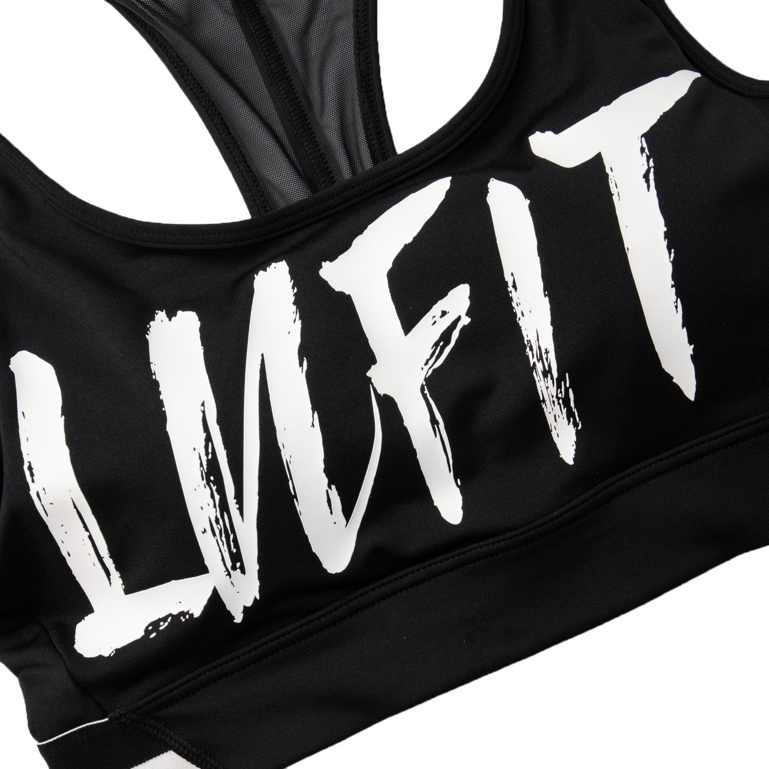 Medium Support SportBH "LN FIT" schwarz - AUBQ076-1