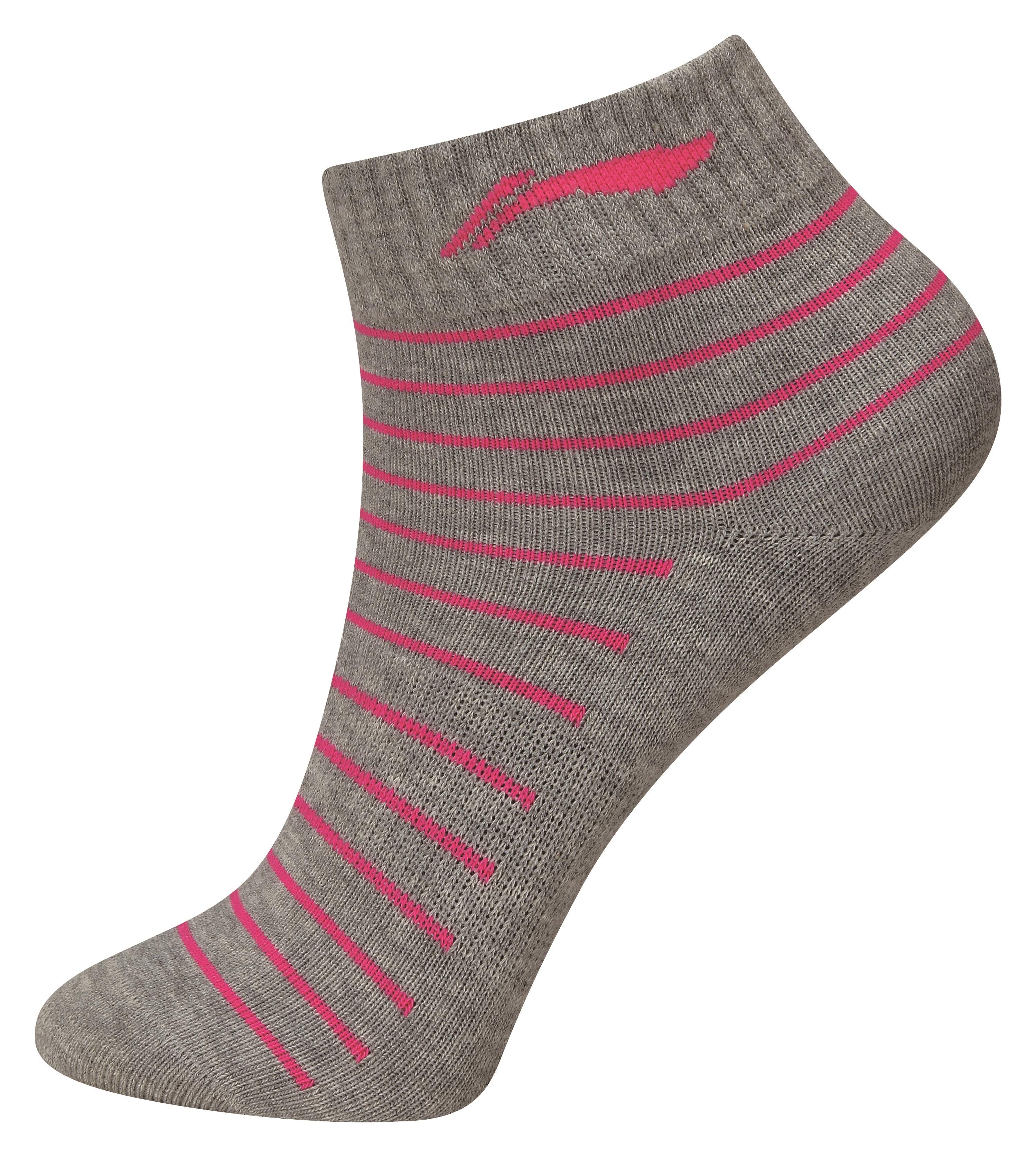 AWTM004-1 Socks 2pac Kids Pink/Grey