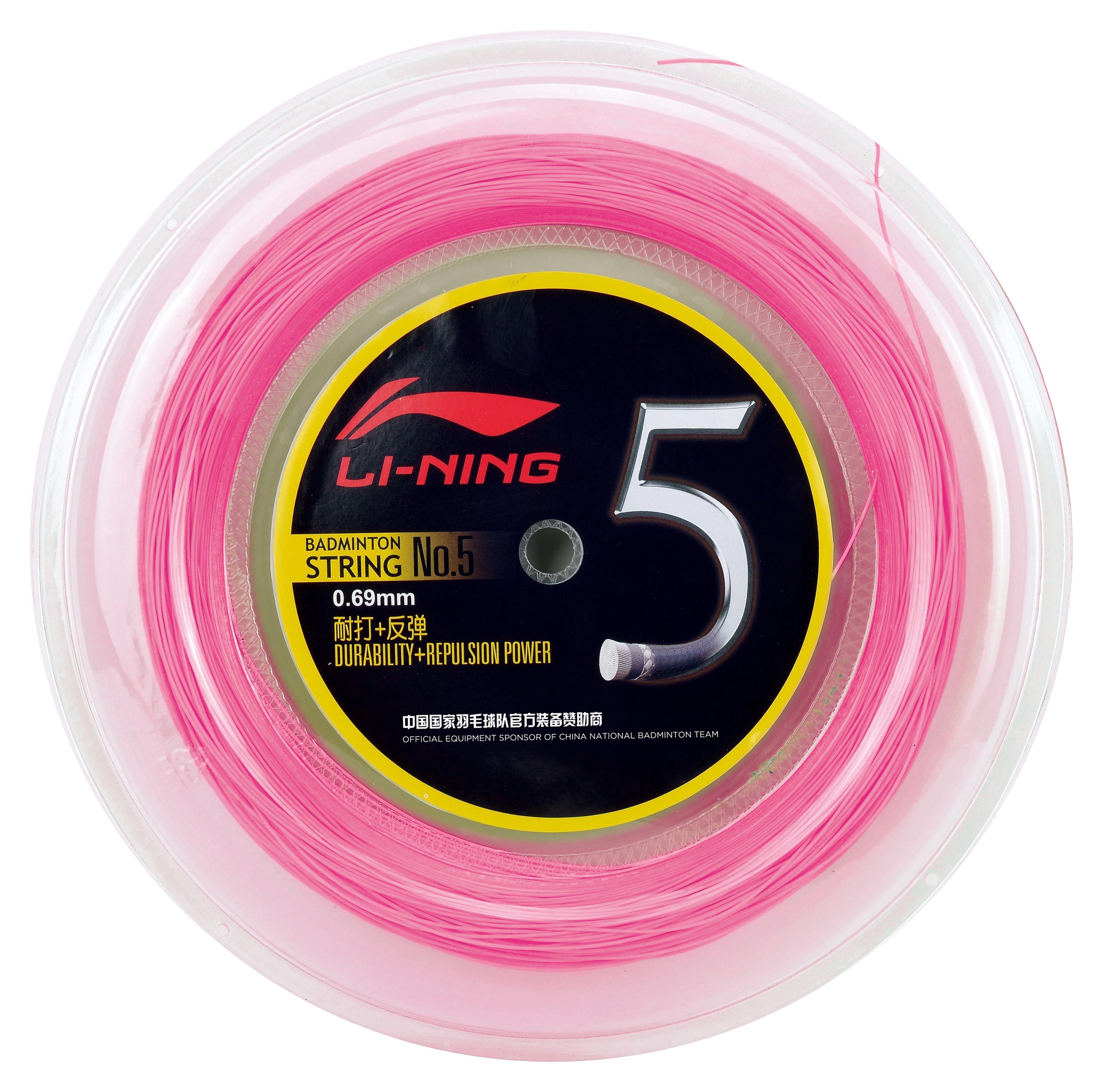 Badmintonsaite No.5 - 200m-Rolle - verschiedene Farben - AXJJ068