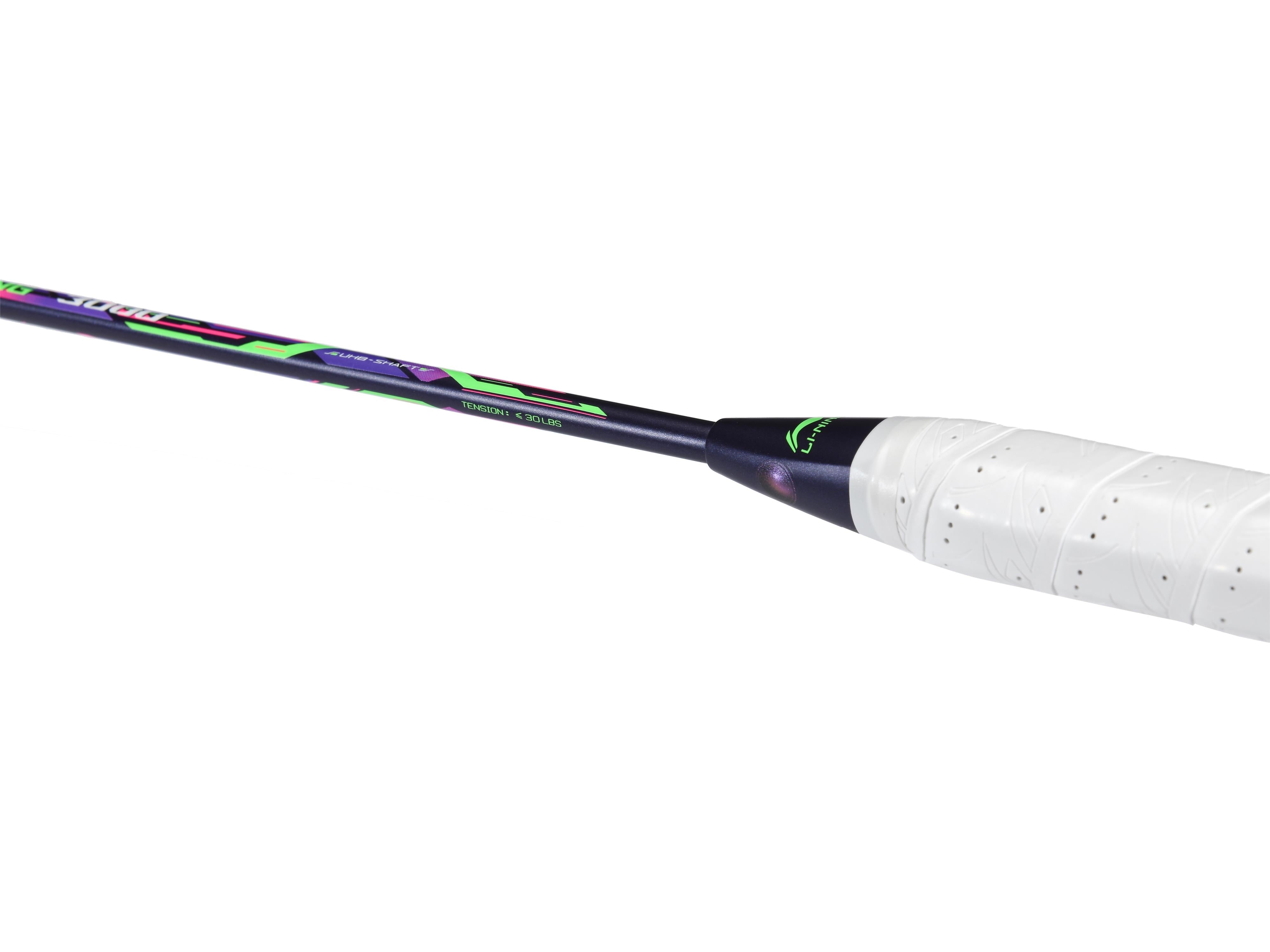 Badmintonschläger Lightning 3000 unbespannt Grün-Violett - AYPQ136-1