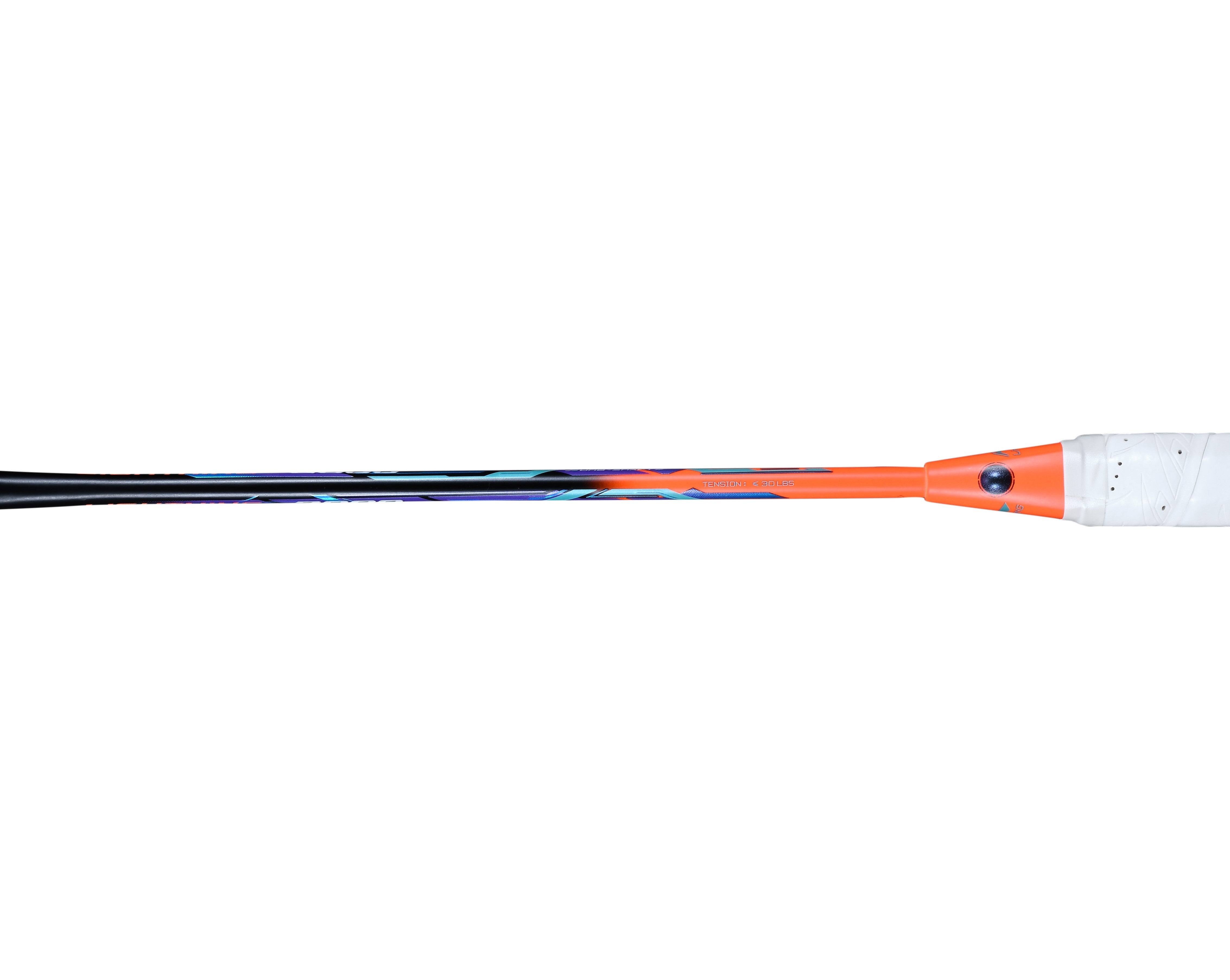 Badmintonschläger Lightning 3000 unbespannt Orange-Schwarz - AYPQ142-1