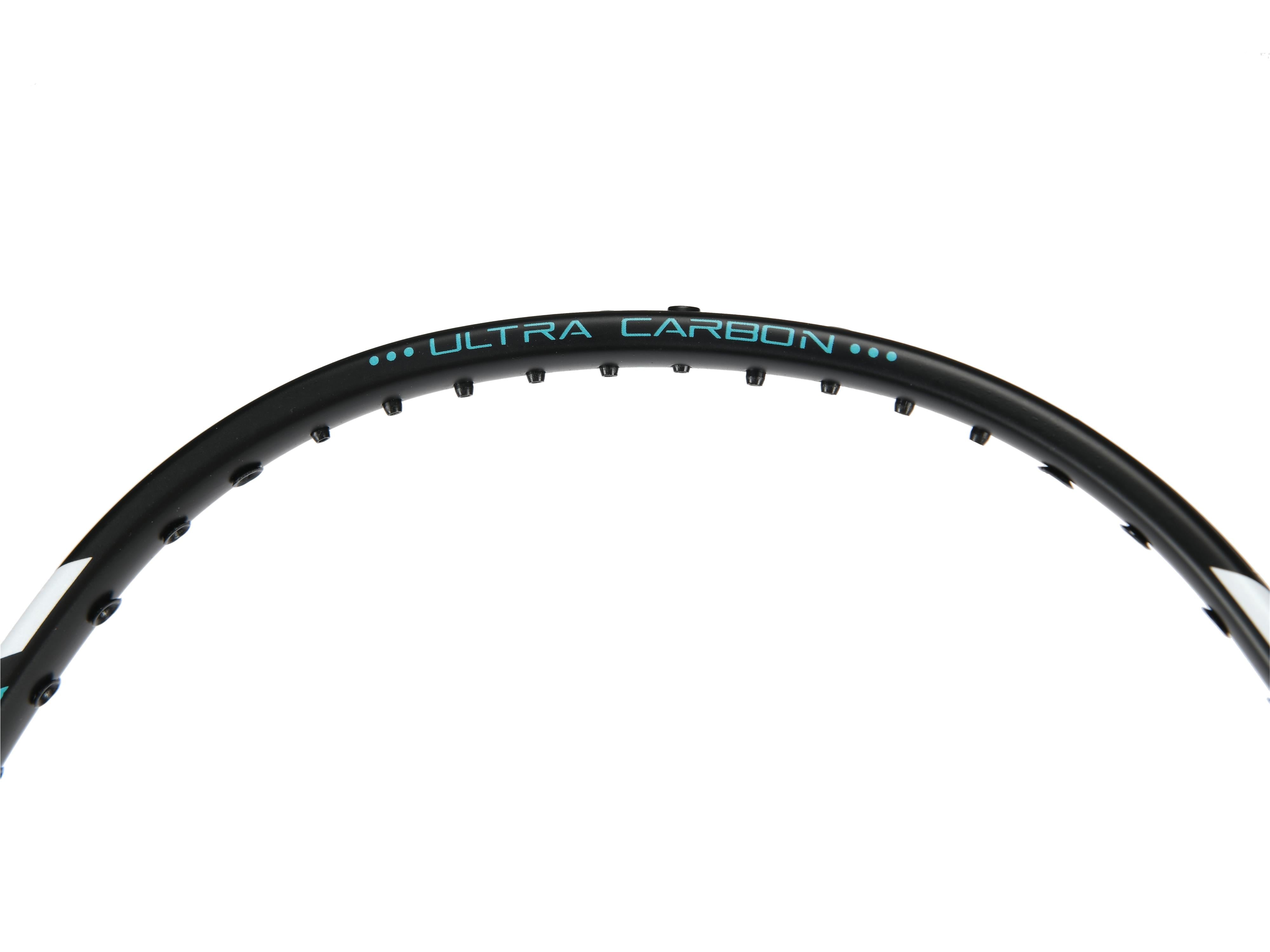 Badmintonschläger Lightning 2000 bespannt Schwarz-Grün - AYPR012-3