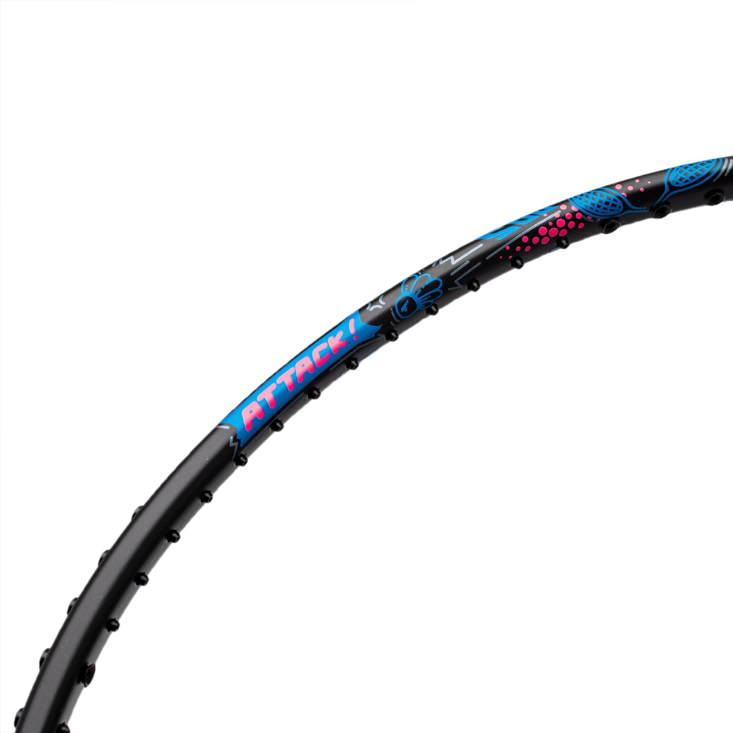 Badmintonschläger AXFORCE BIGBANG (7U) schwarz - unbespannt - AYPS273-1/AYPT289-7