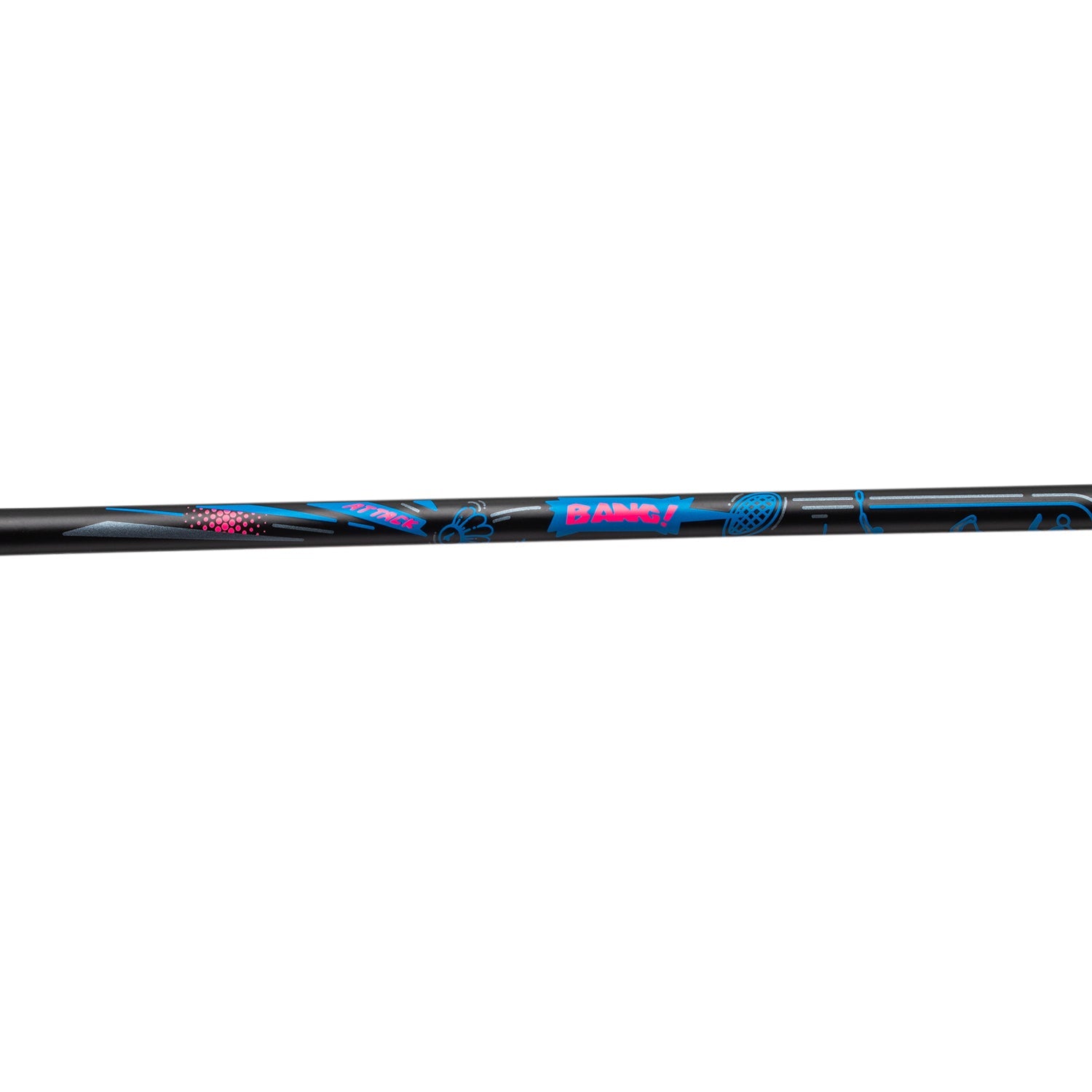 Badmintonschläger AXFORCE BIGBANG (7U) schwarz - unbespannt - AYPS273-1/AYPT289-7