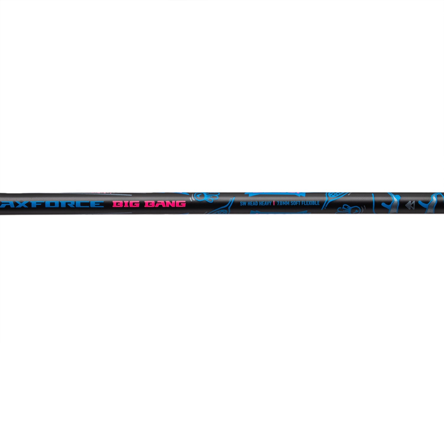 Badmintonschläger AXFORCE BIGBANG (7U) schwarz - unbespannt - AYPS273-1/AYPT289-7