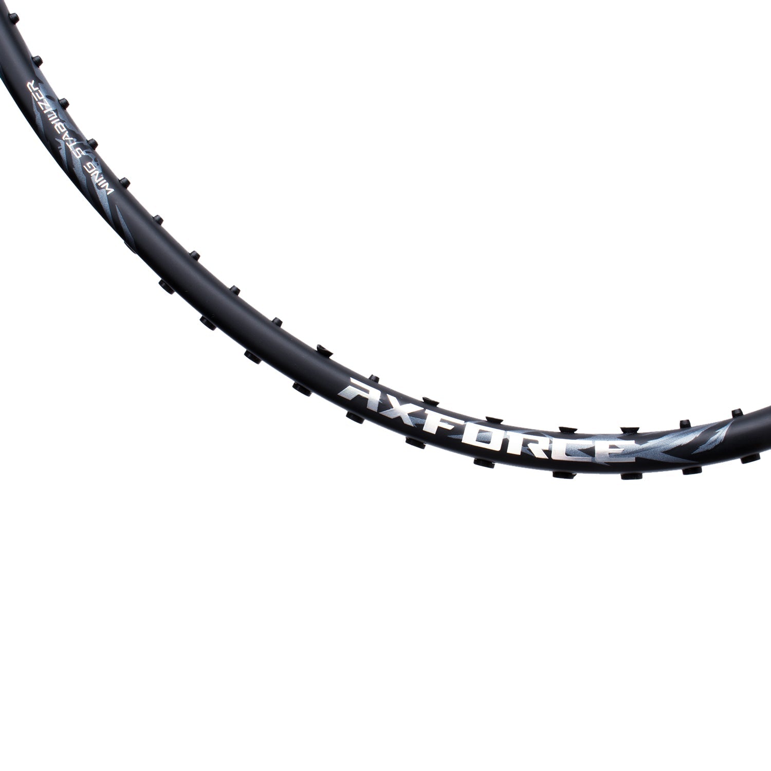 Badmintonschläger AXFORCE 70 (4U) Black/Silver - unbespannt - AYPT047-1/AYPT277-4