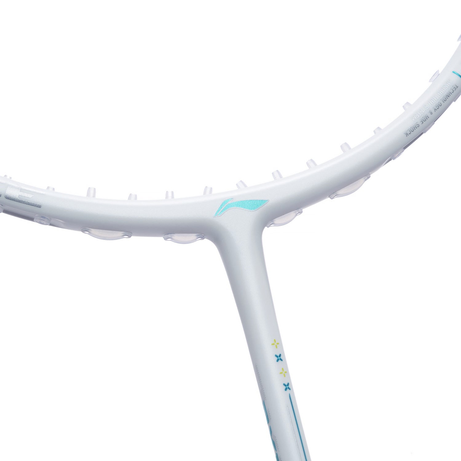 Badmintonschläger AXFORCE 60 (5U) White - unbespannt - AYPT055-1/AYPT281-5