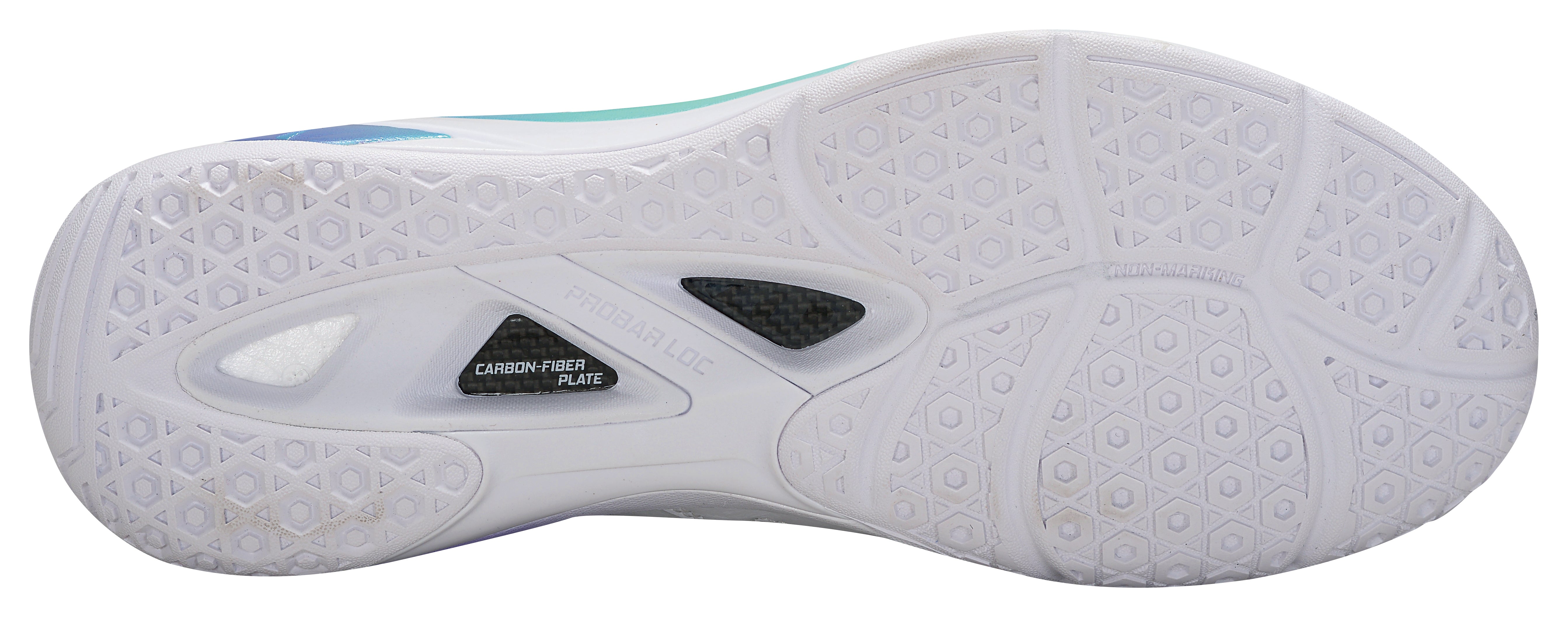 Unisex Badmintonschuh Wolke 2 - weiß - AYZU017-1