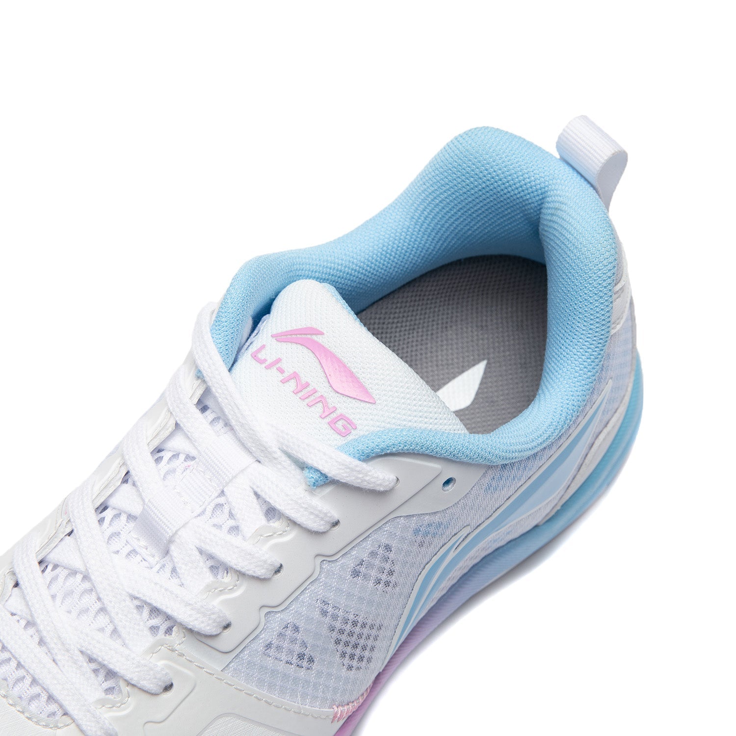 Tischtennis Schuh Hawk Eye 2.0 Pro - weiß/rosa/blau - APPU023-7