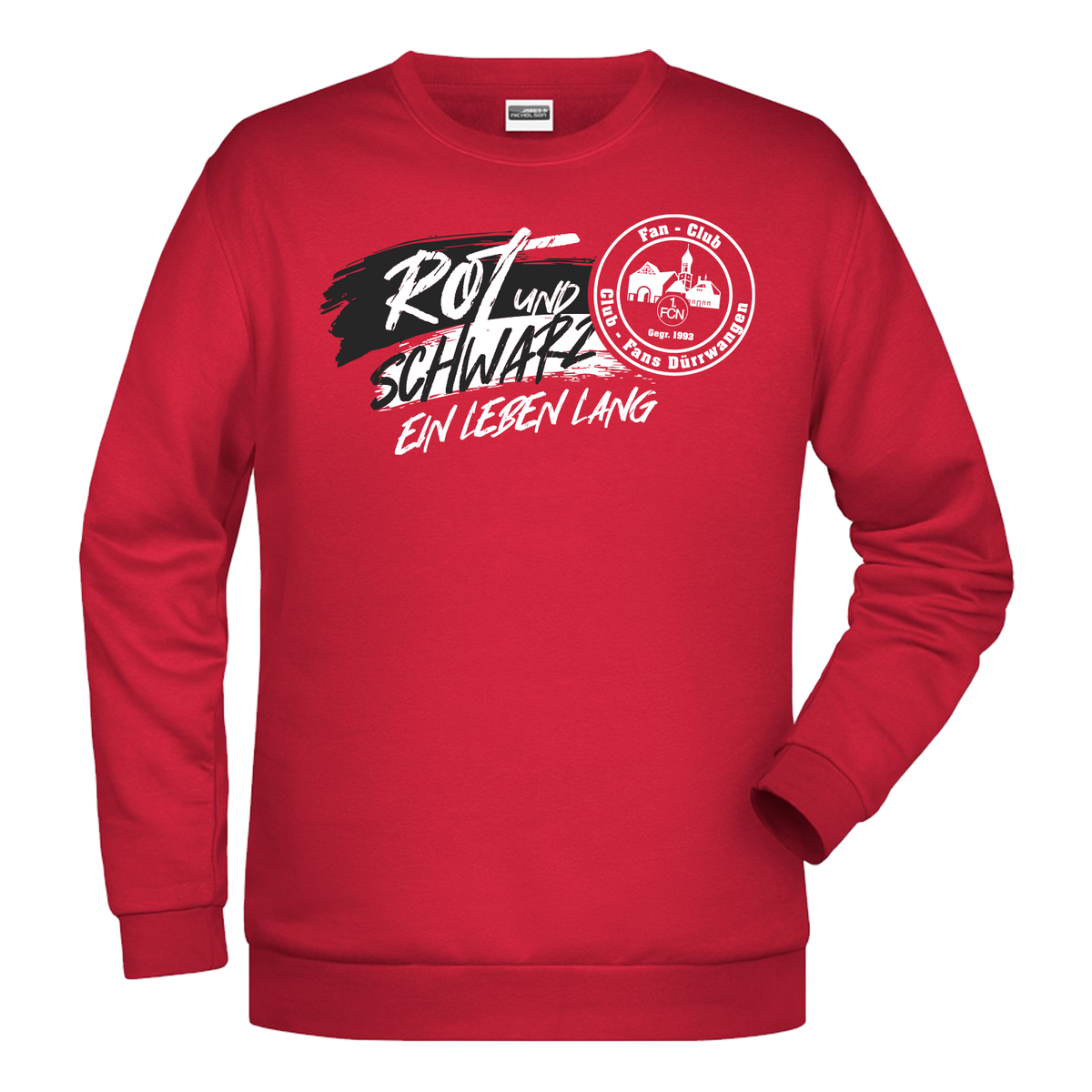 Sweatshirt Club-Fans Dürrwangen "Ein Leben Lang"